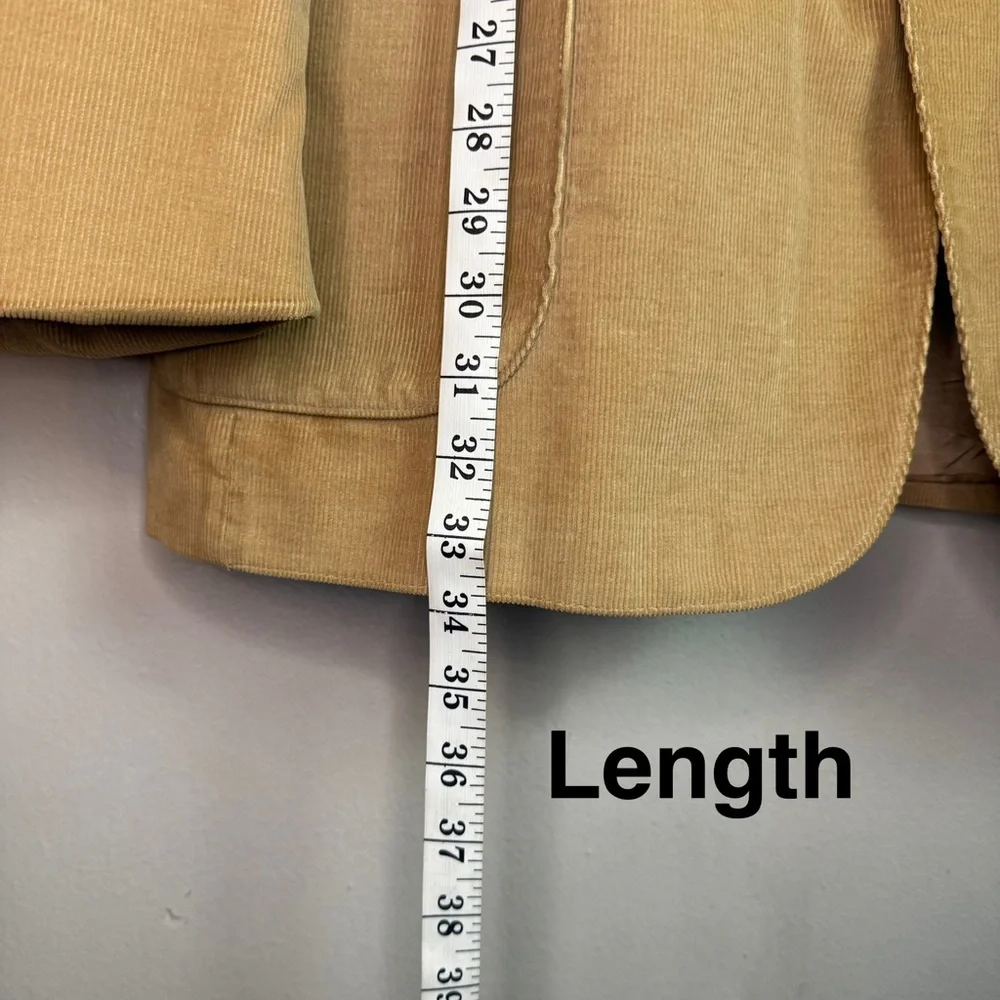 Levi’s Vintage Men’s Western Wear Tan Corduroy Blazer Sz 48L